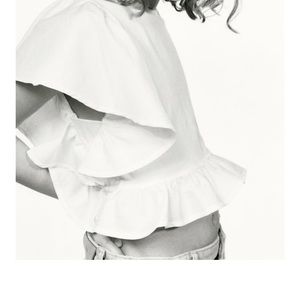 Zara Girls Ruffin Pop Top